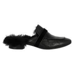Casadei Woman Slippers Black Leather IT 37.5