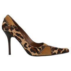 Casadei Women Pumps Brown Leather US 9.5