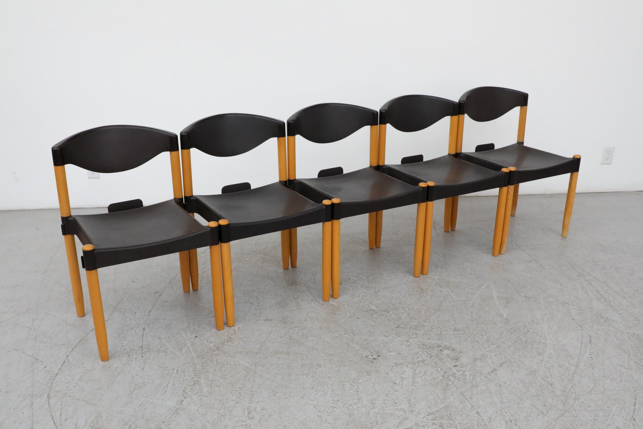 Late 20th Century Casala 'Strax' Stacking Chairs BY Hartmut Lohmeyer For Sale