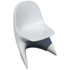 Casalino Alexander Begge Stacking Chair White Color