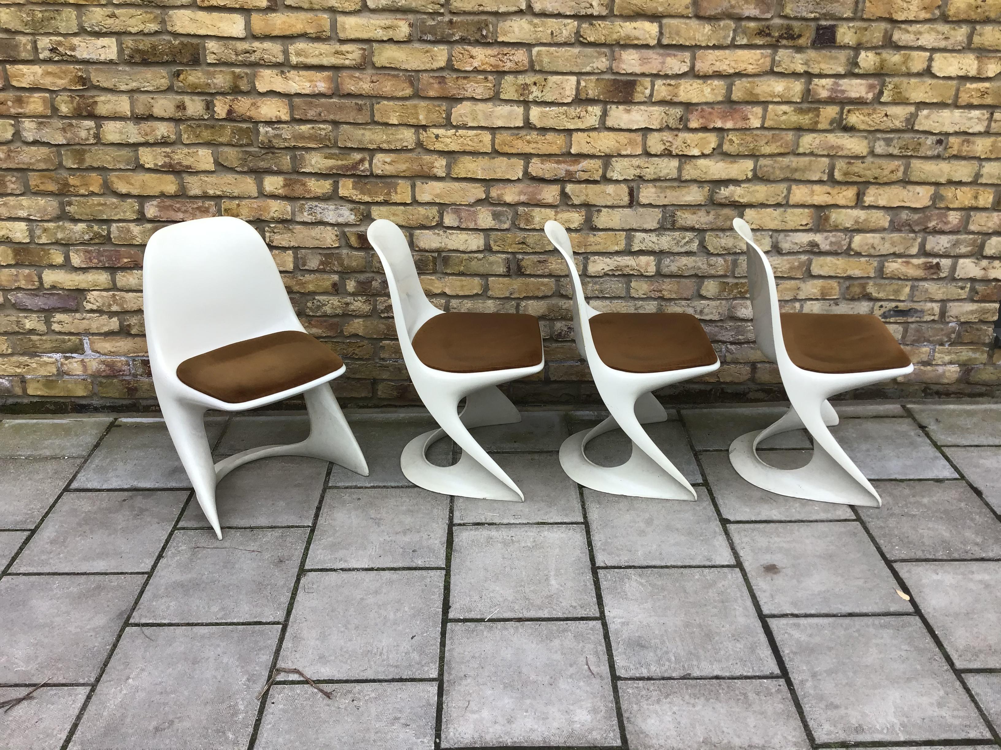 Molded Casalino Chairs by Alexander Begge for Casala, 1970s Chairs