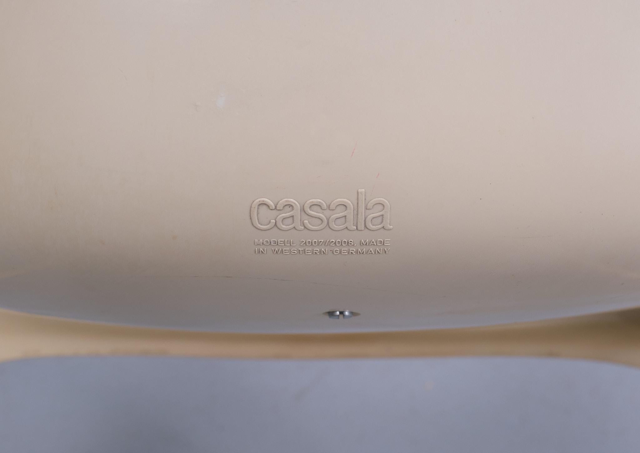 Fin du 20e siècle  Casalino Fiberglass  Chaise d'Alexander Begge pour Casala, 1974 en vente