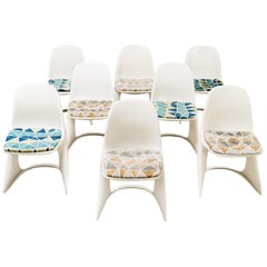 Casalino Plastic Chairs by Alexander Begge for Casala, Set of 8