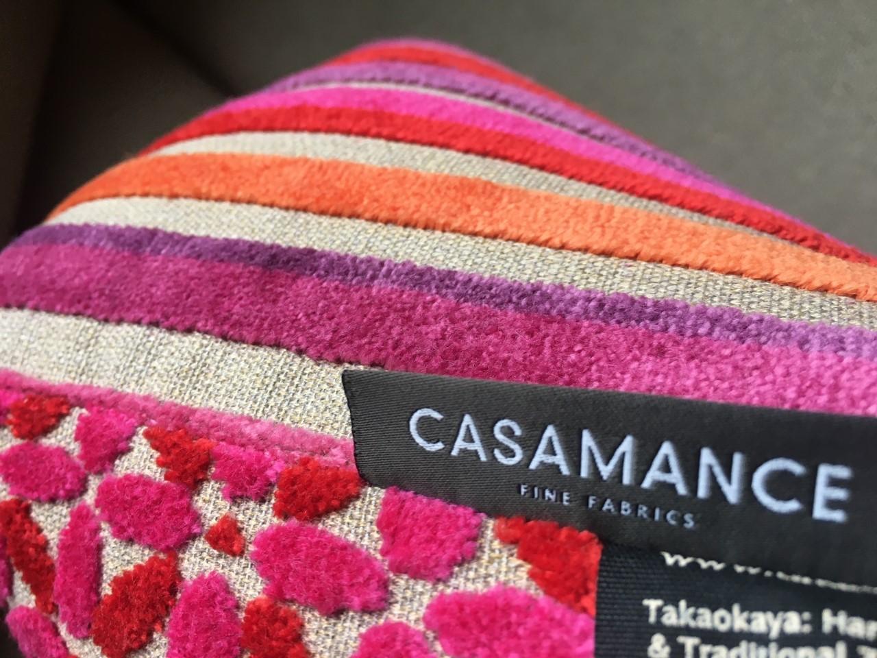 Casamance Meditationskissen aus Gewebe, hergestellt in Kyoto, Japan von Takaokaya (Baumwolle) im Angebot