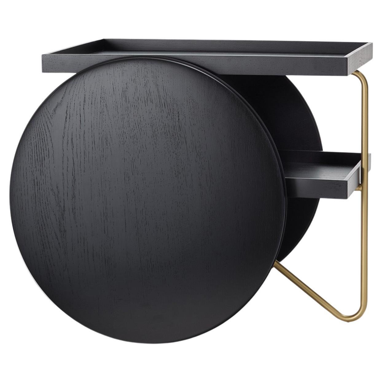 Métal Table d'appoint CHARIOT blanche Casamania par GamFratesi en vente