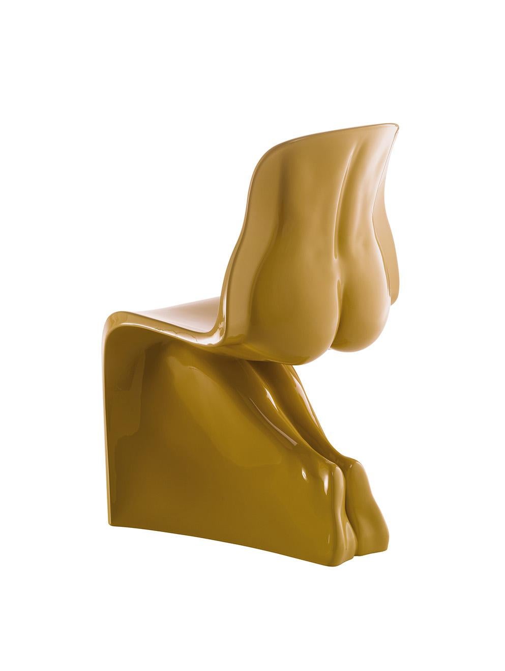 Casamania HER Glossy Chair in Black by Fabio Novembre For Sale 14