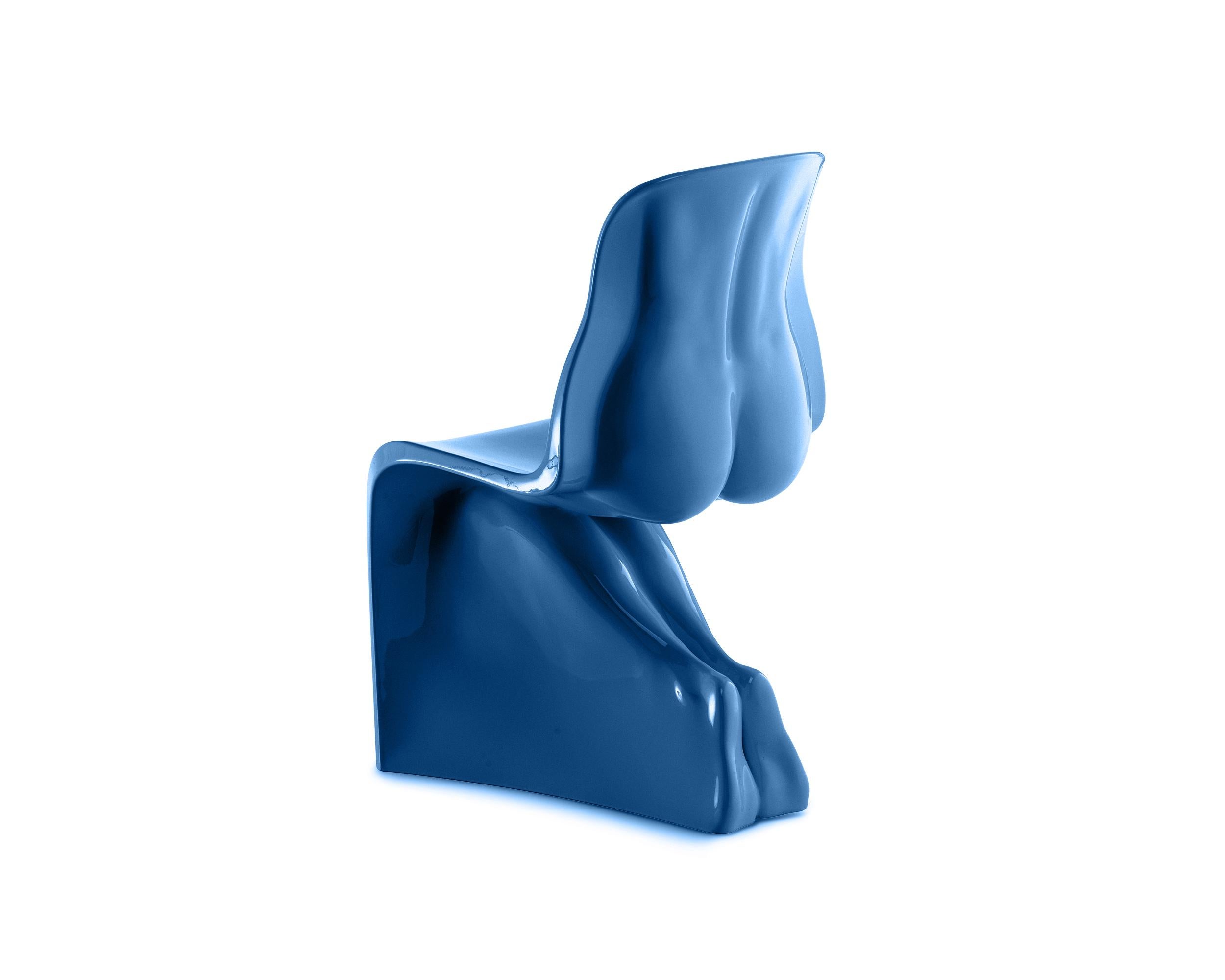 Casamania HER Glossy Chair in Black by Fabio Novembre In New Condition For Sale In Brooklyn, NY
