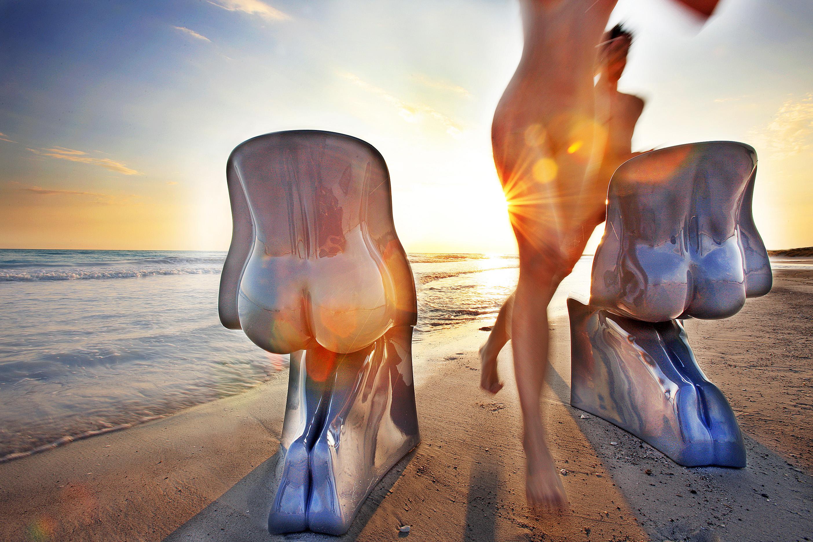 Casamania HER Glossy Chair in Black by Fabio Novembre For Sale 3