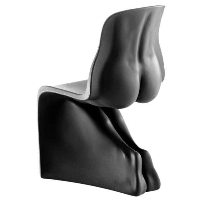 Casamania HER Set of two Matt Chairs in Black by Fabio Novembre