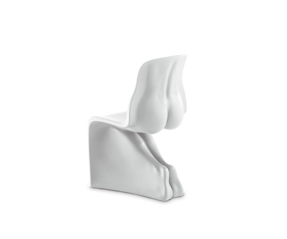 Casamania HER Set of two Matt Chairs in White by Fabio Novembre For Sale 6