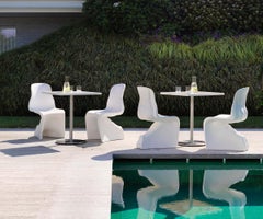 Casamania HER Set of two Matt Chairs in White by Fabio Novembre