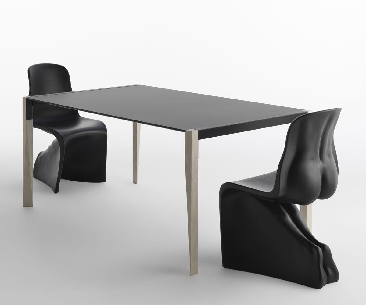 Contemporary Casamania HER Set of two Matt Chairs in White by Fabio Novembre For Sale
