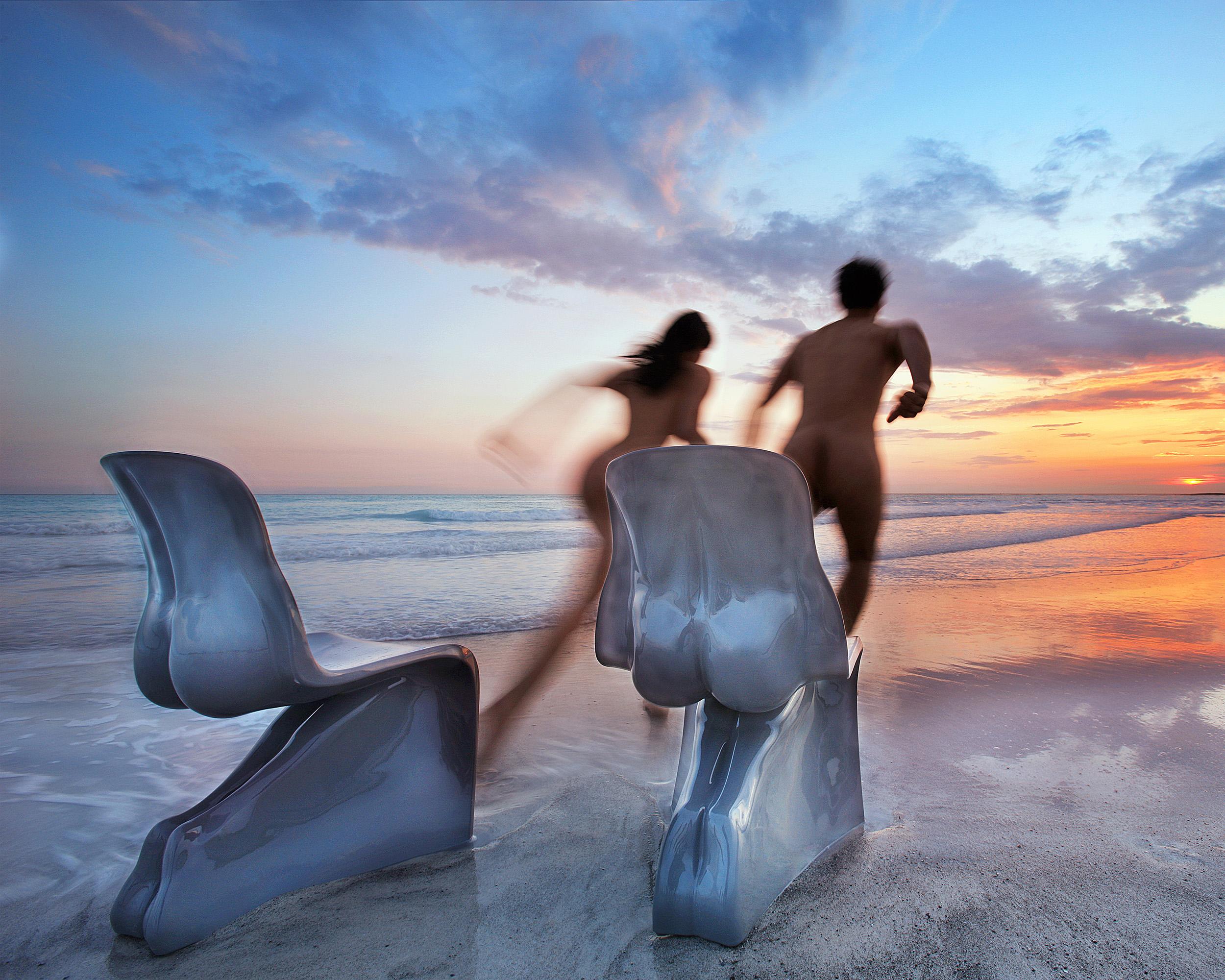 Casamania HIM Glossy Chair in Black by Fabio Novembre For Sale 5