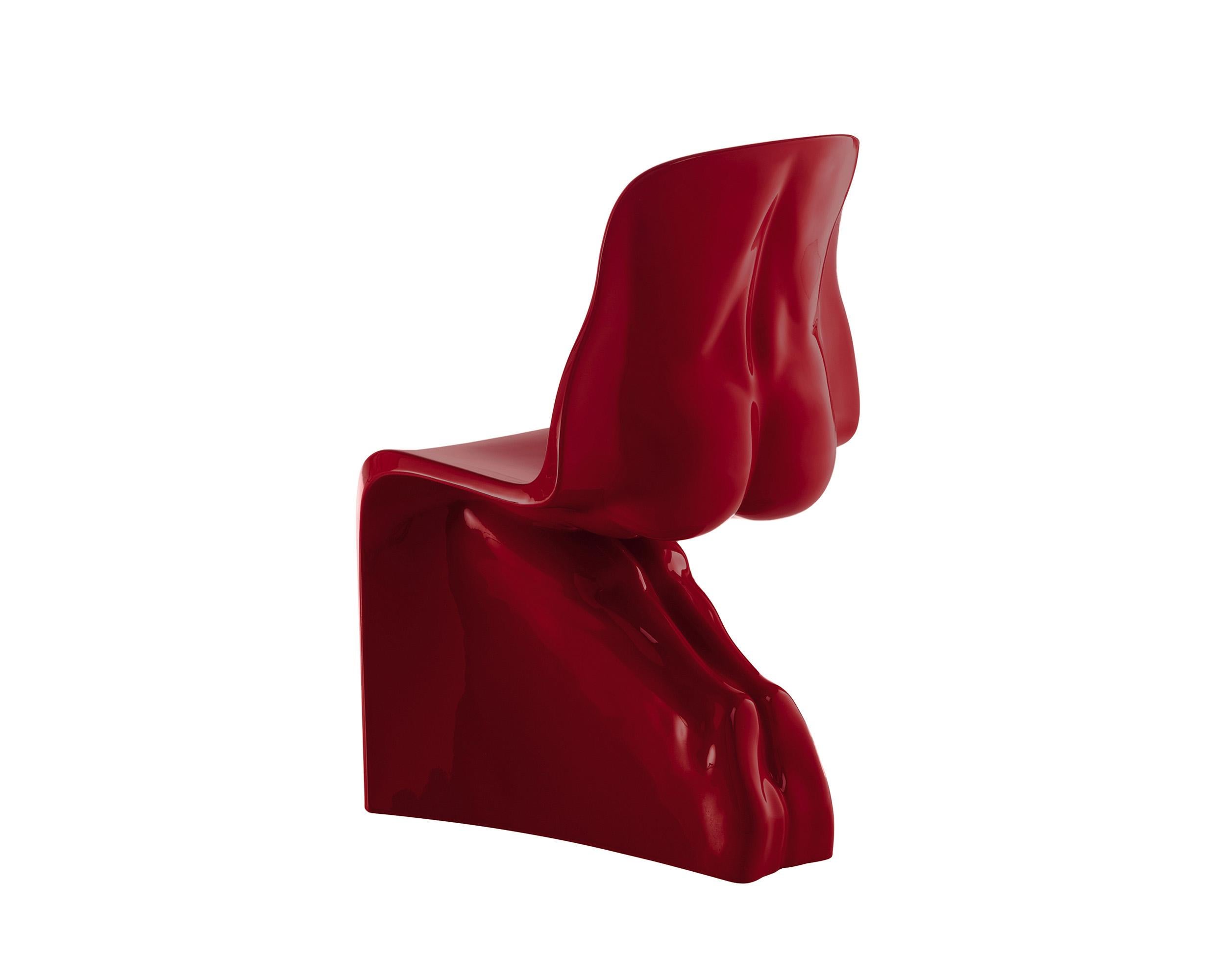 Casamania HIM Glossy Chair in Black by Fabio Novembre For Sale 9