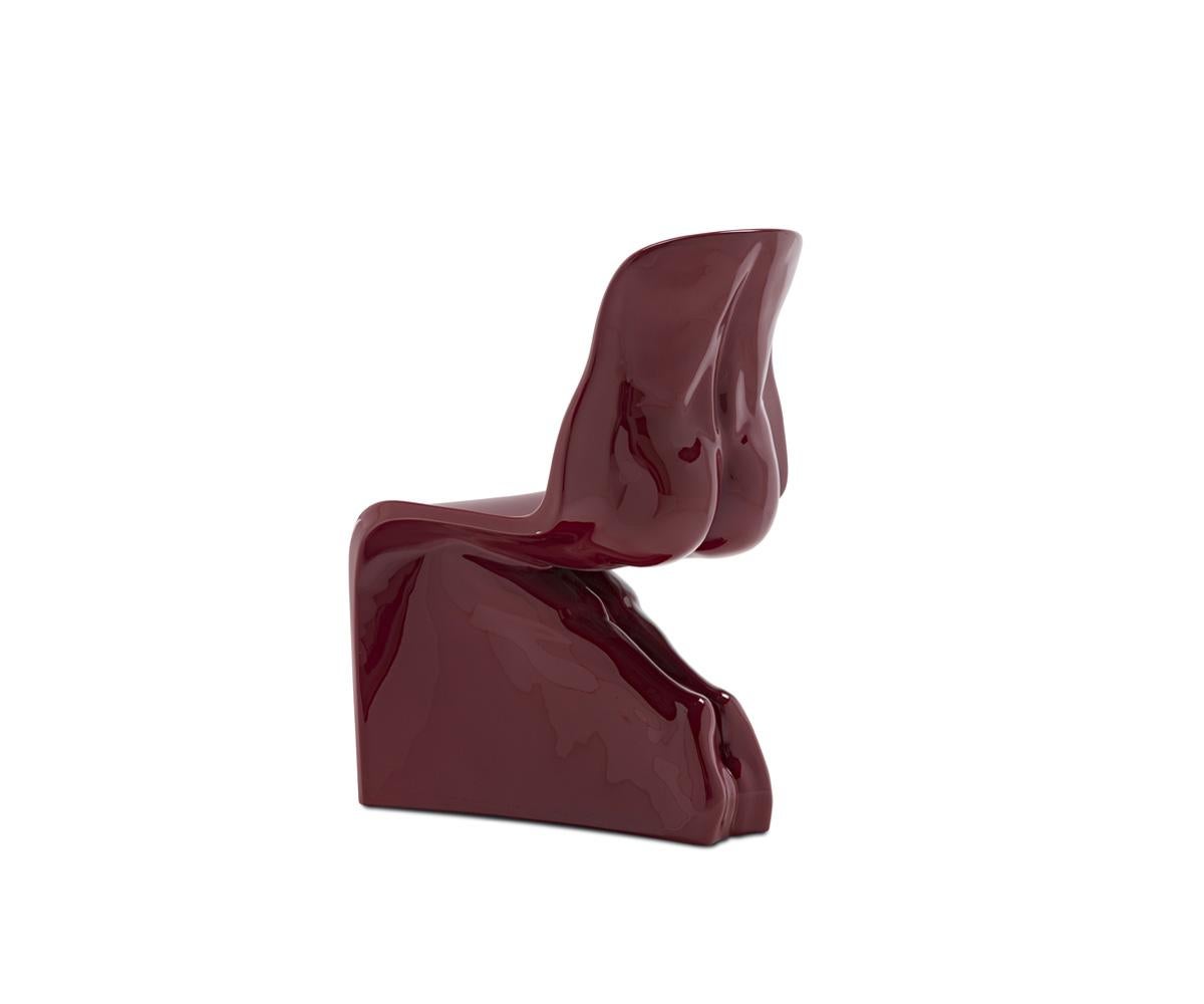 Casamania HIM Glossy Chair in Black by Fabio Novembre For Sale 14