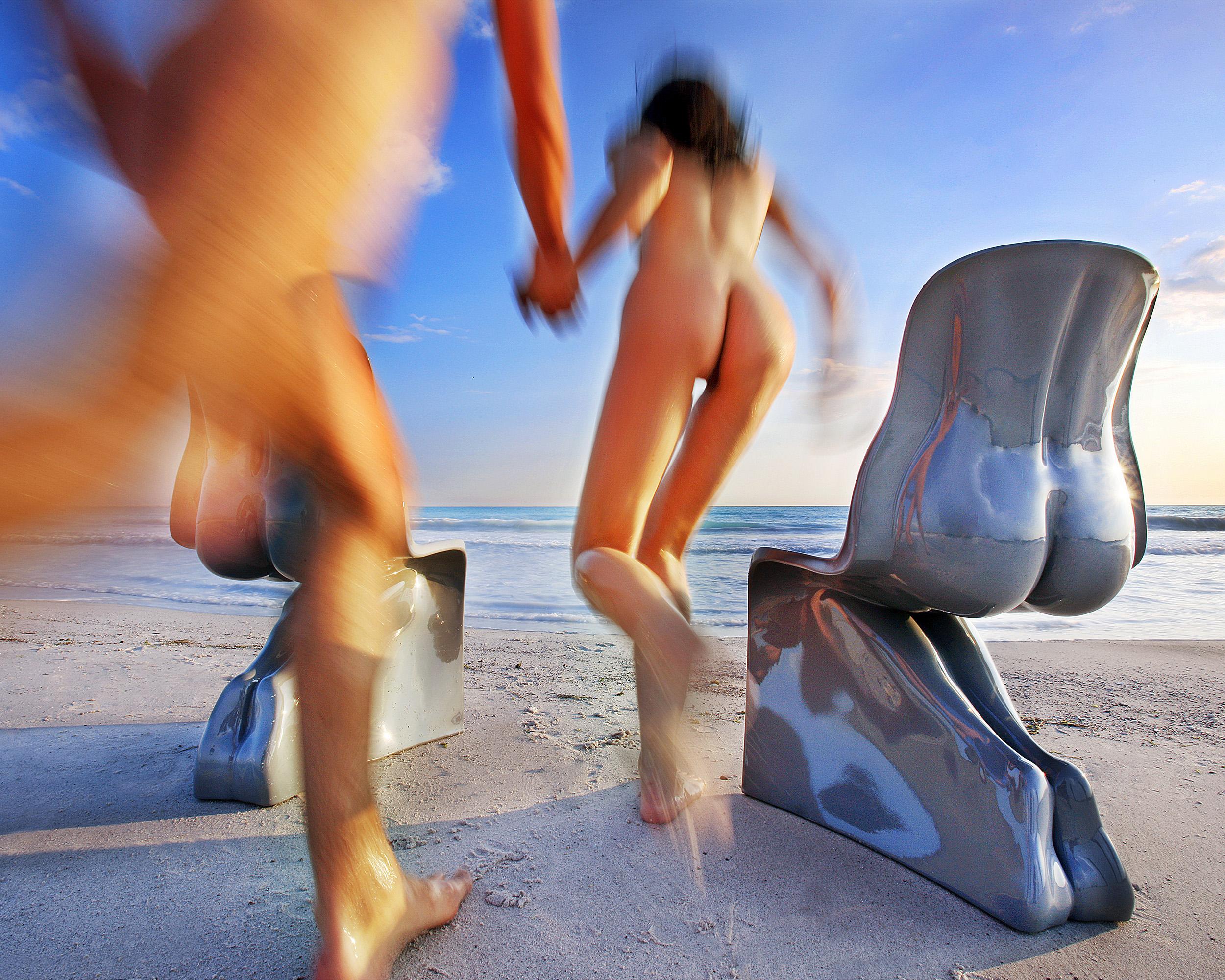 Casamania HIM Glossy Chair in White by Fabio Novembre For Sale 1
