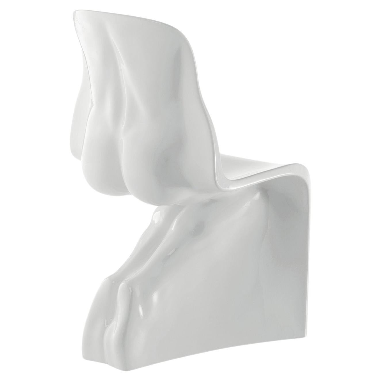 Casamania HIM Glossy Chair in White by Fabio Novembre