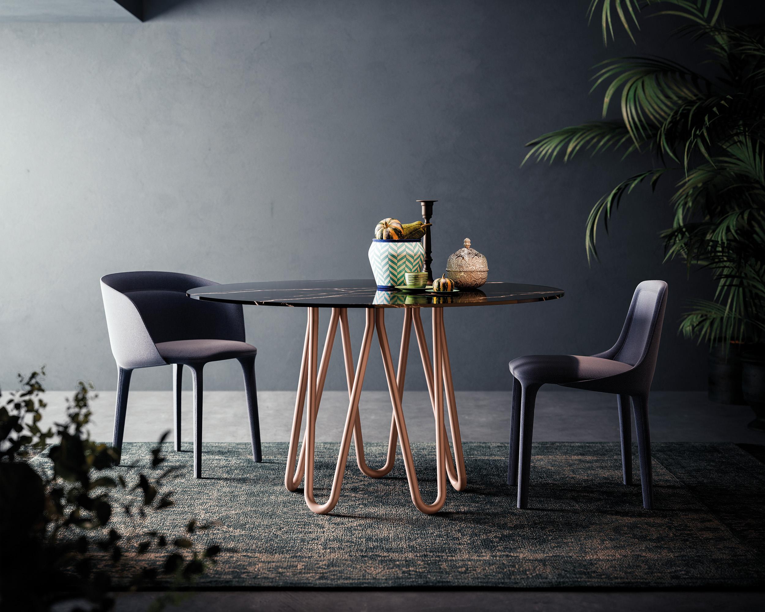 Mesa Casamania MEDUSA de mármol Emperador by GamFratesi en venta 1