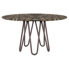 Mesa Casamania MEDUSA de mármol Emperador by GamFratesi