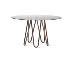 Mesa Casamania MEDUSA de cristal ahumado by GamFratesi