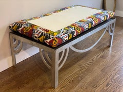 Casamidy Ixelles Bench in Silverleaf Finish