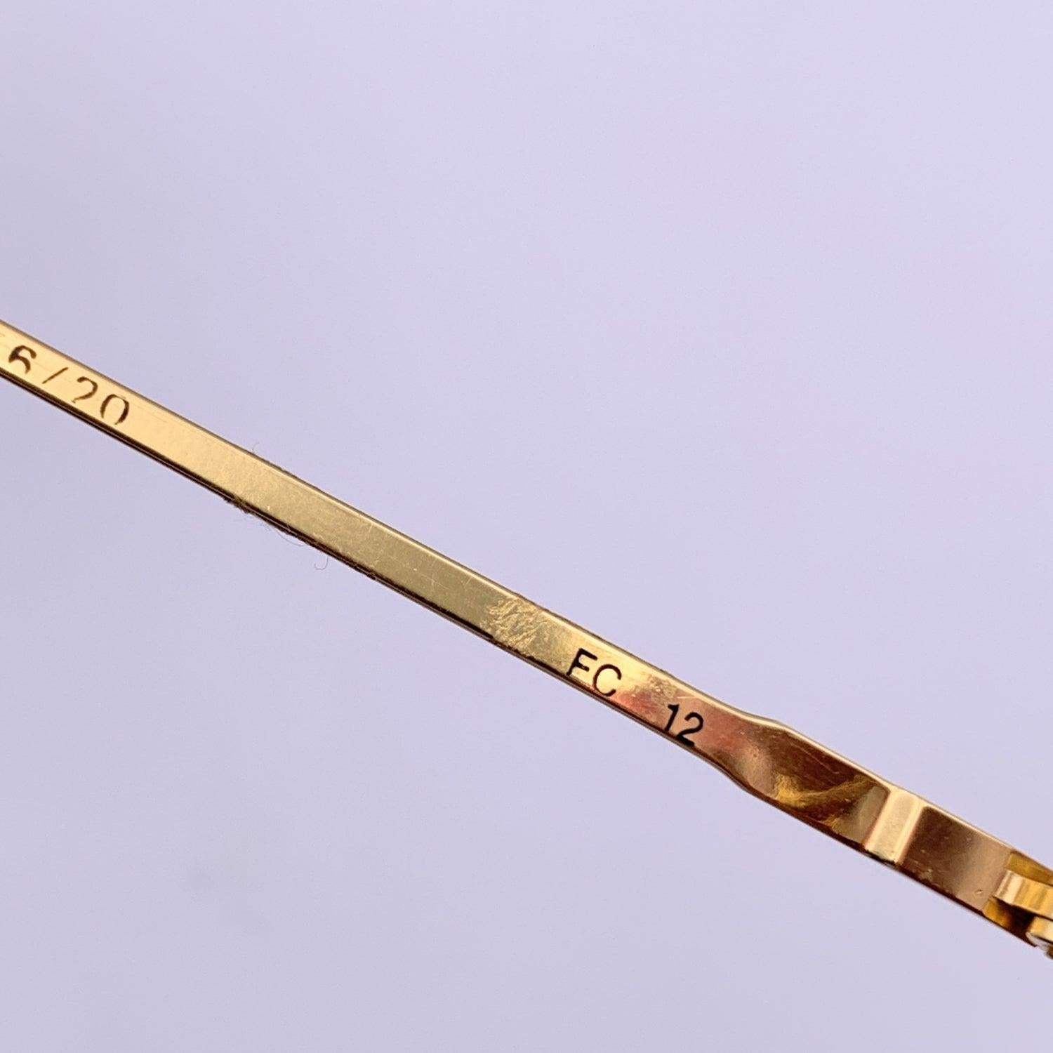 Casanova Vintage Gold Plated Women Sunglasses C 02 56/20 130mm 1