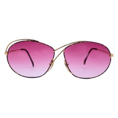 Occhiali da sole Casanova Vintage placcati oro da donna C 02 56/20 130mm