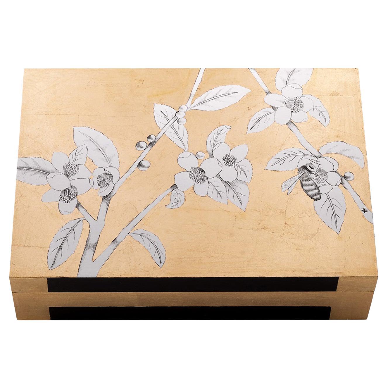 Casarialto Atelier Bee in a golden Sky box by Stefania Dei Rossi For Sale