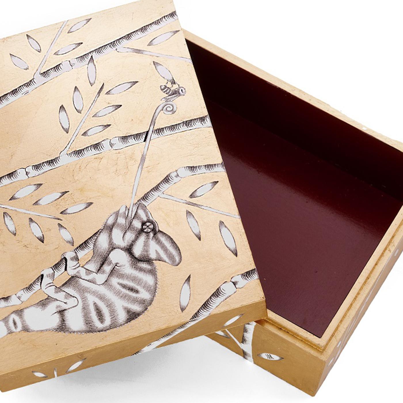 Italian Casarialto Atelier Gold Forest box by Stefania Dei Rossi For Sale