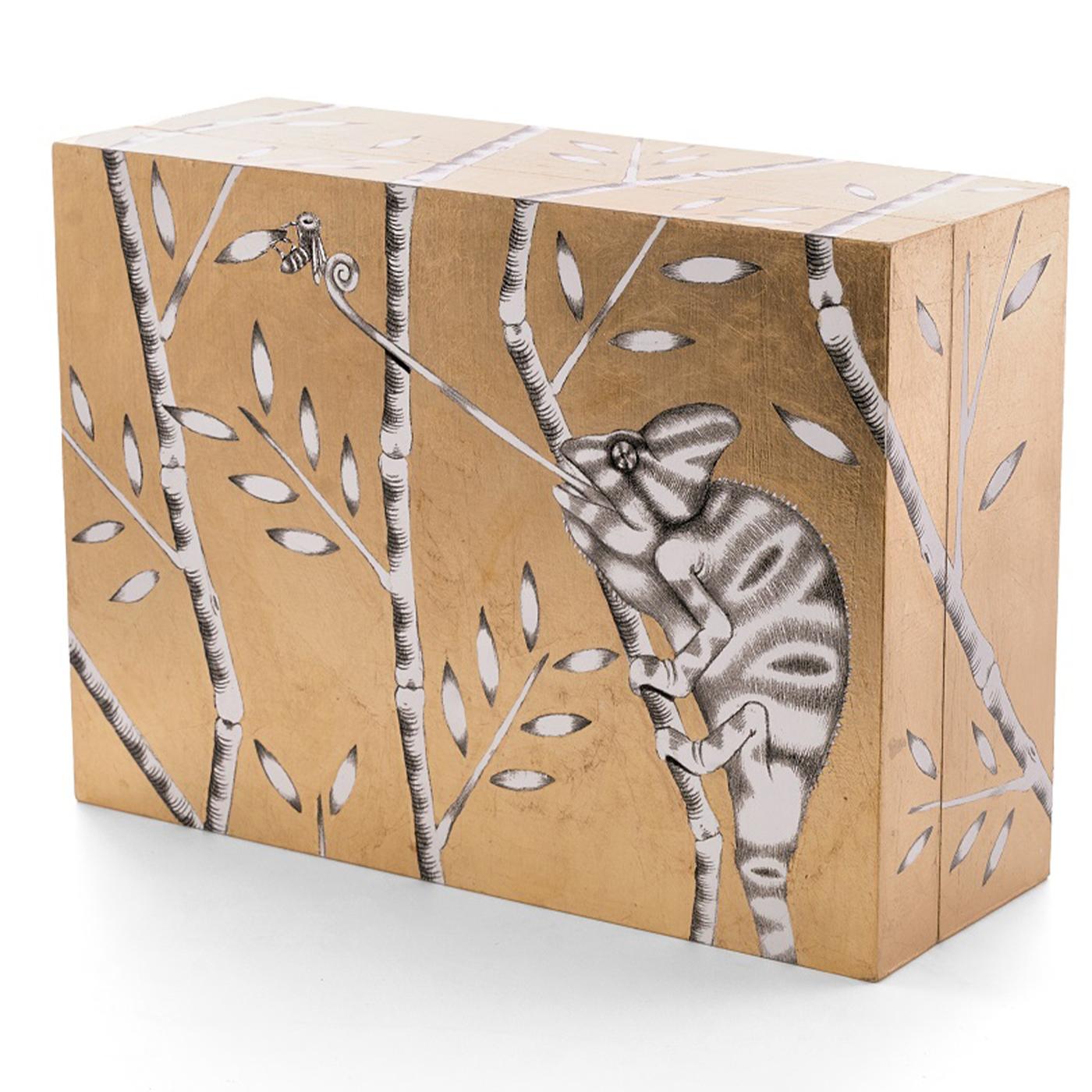 Contemporary Casarialto Atelier Gold Forest box by Stefania Dei Rossi For Sale