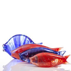 Casarialto Murano Fish Medium Red with mouth