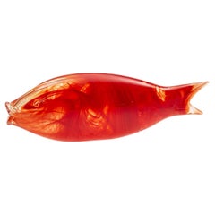 Casarialto Murano Fish Medium Red with mouth