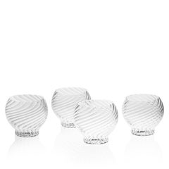 Casarialto Set of 4 Millerighe Zen Round Glasses