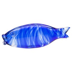 Casarialto Small Blue Murano Glass Fish