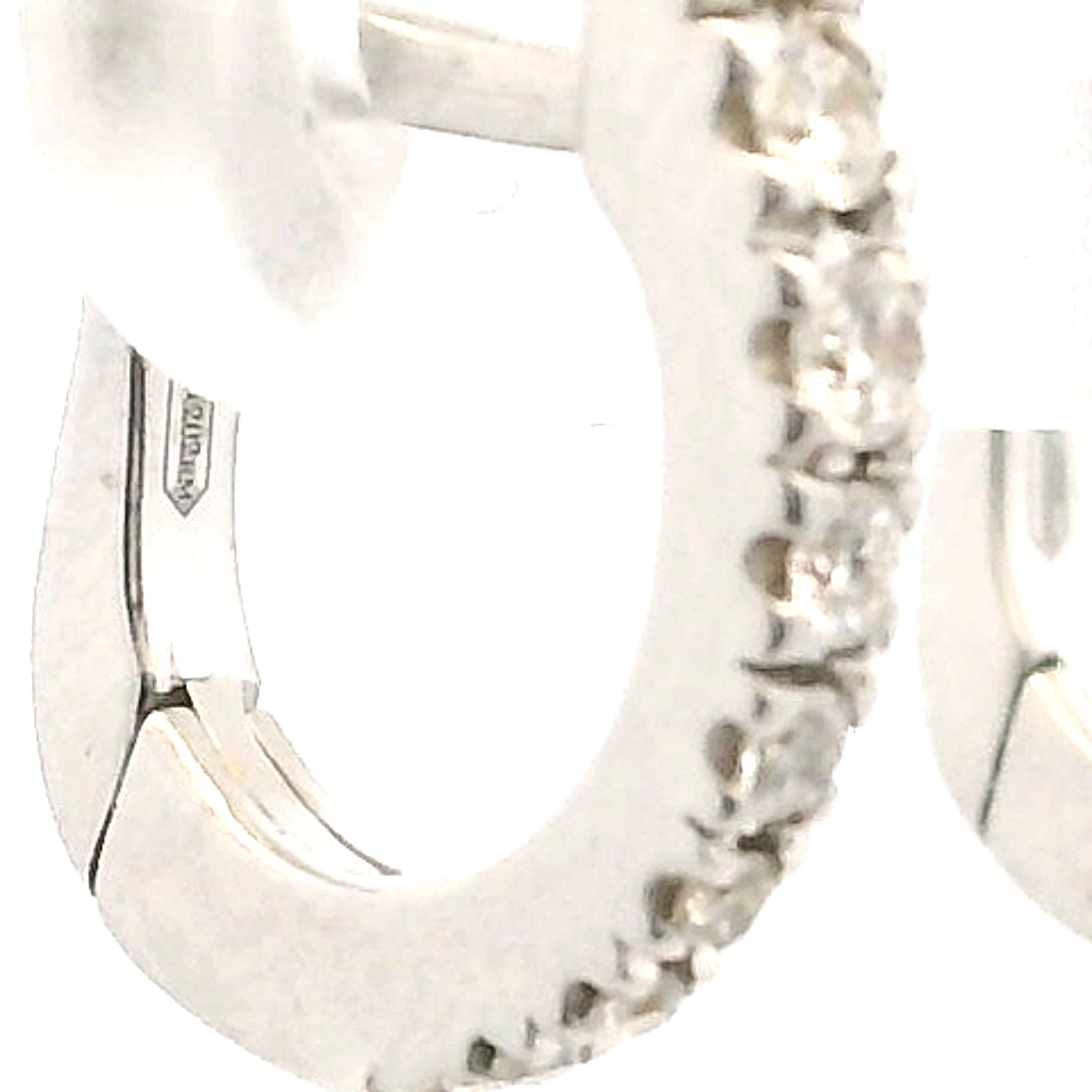 Orecchini a lampadario con diamanti Casato in oro bianco 18 carati, ispirati all'Art Deco italiano in vendita 6