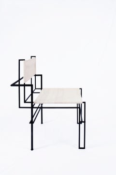 Casbah Black Metal Chair by Nomade Atelier