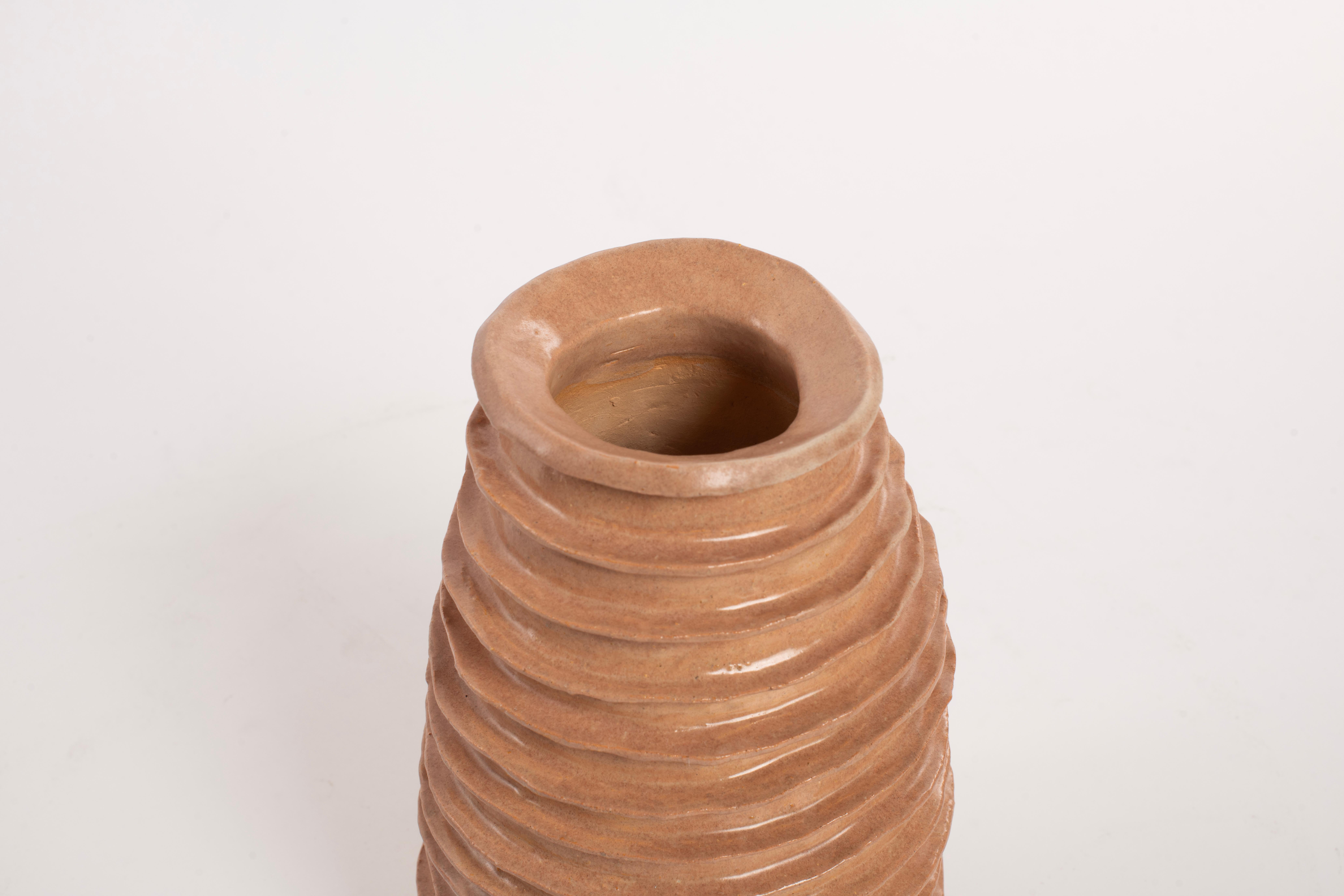 Turco Vaso Casca grande ecrù di Hermhaus in vendita