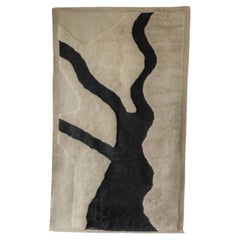CASCADE Tapis de laine berbère personnalisé Moderne Tissé à la main Grand Minimaliste Contemporain