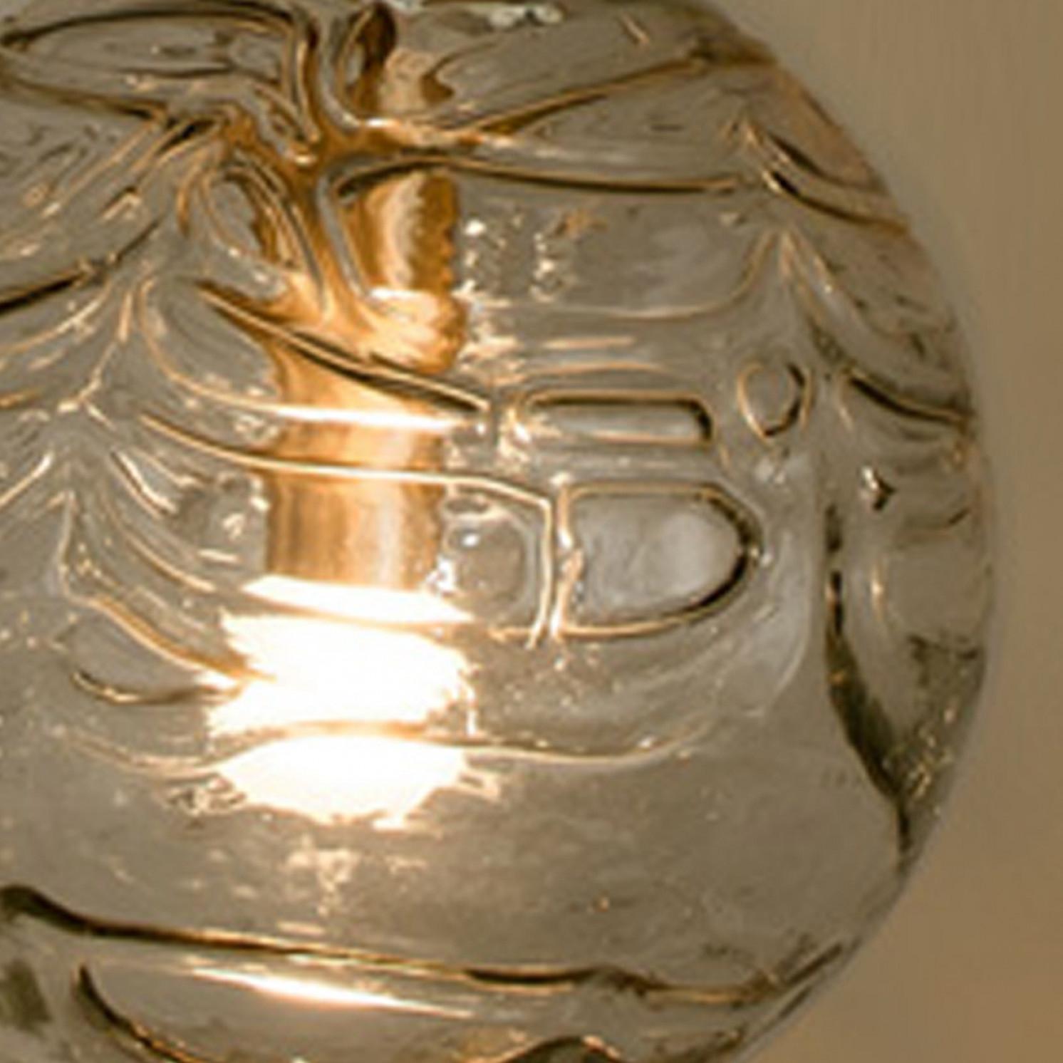 Luminaire en cascade avec huit globes en verre de Murano, années 1960 en vente 7