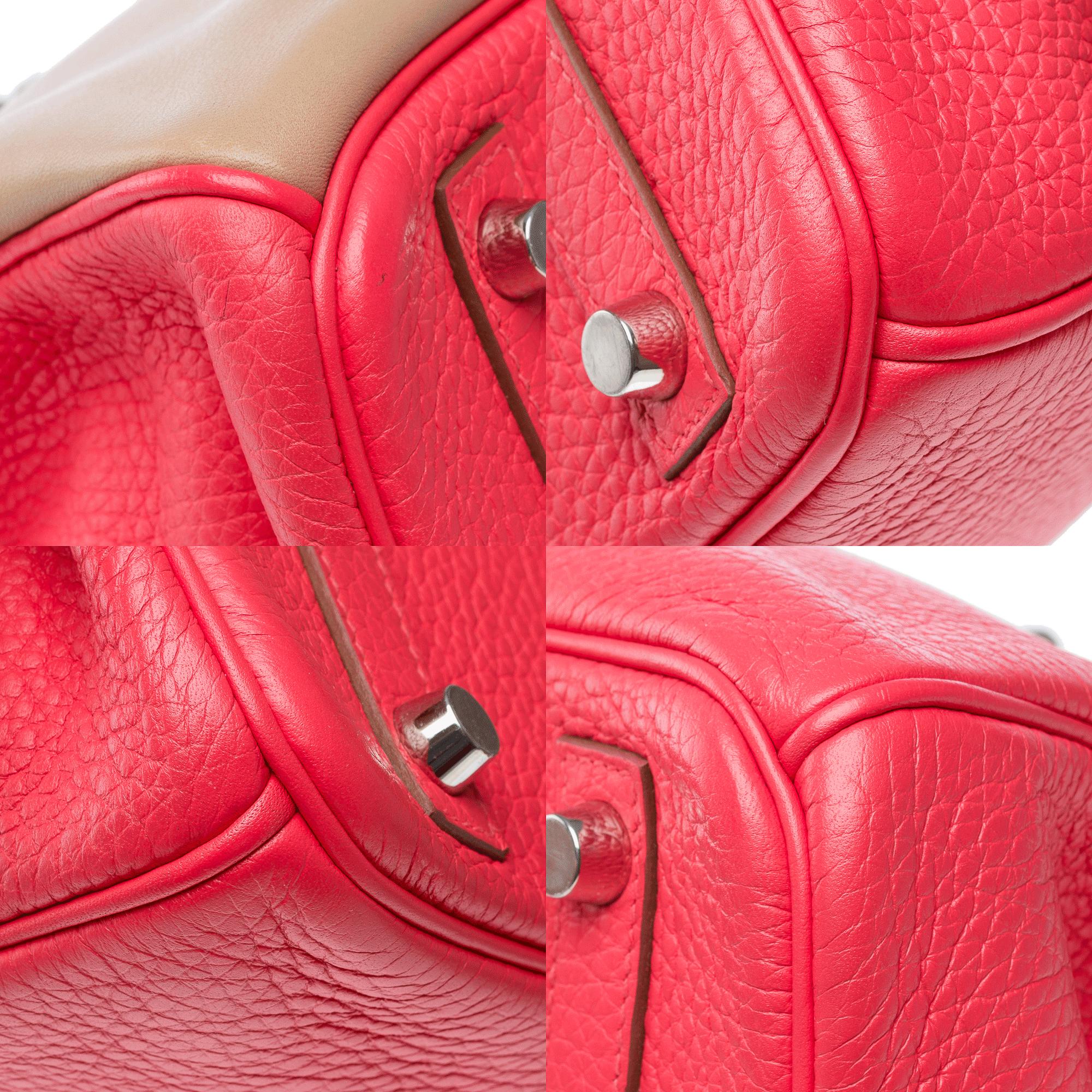 Cascade Hermes Birkin 30 in Pink Jaïpur, etoupe & Argile leather, BPHW 7