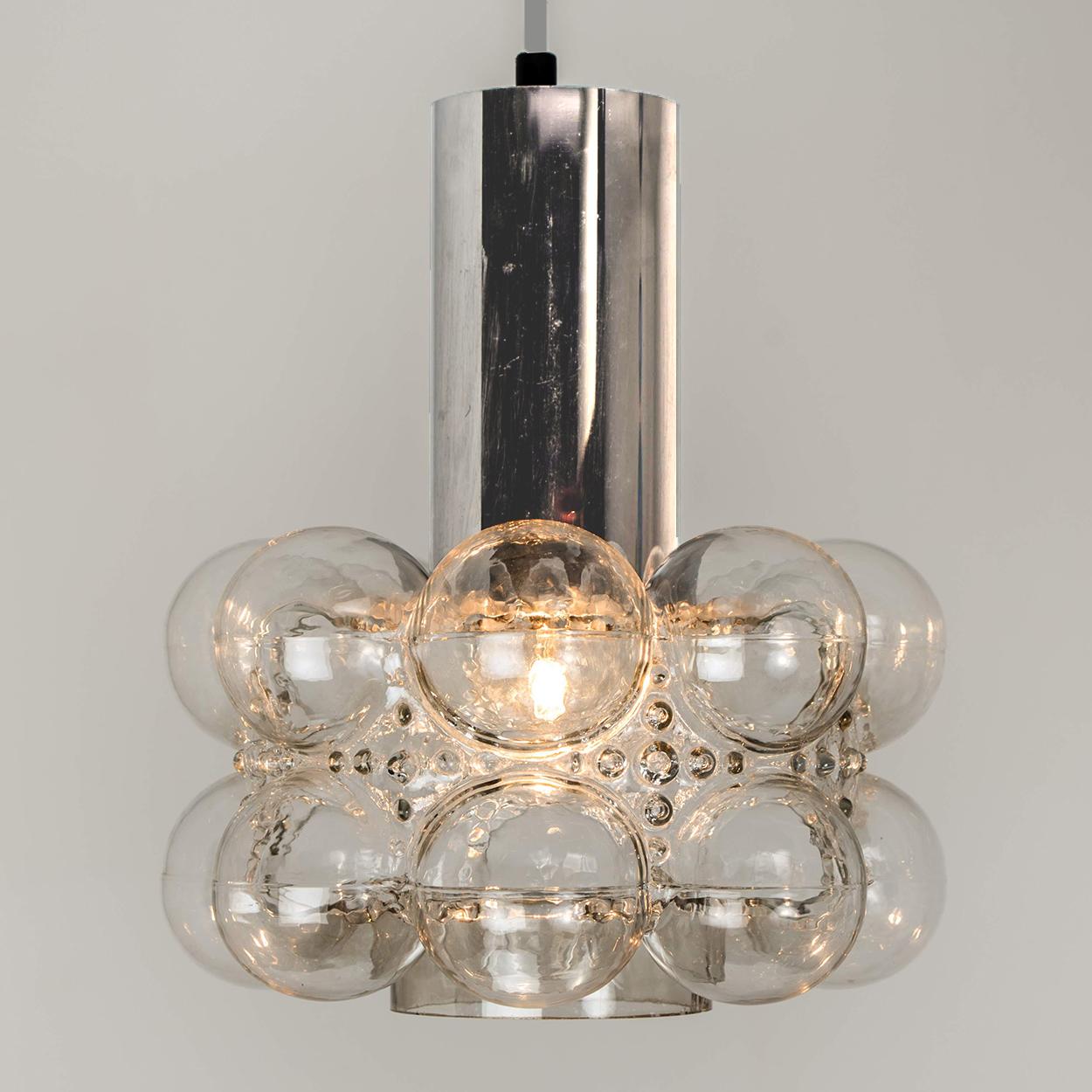 Cascade Light Fixture with Five Pedant Lights by Helena Tynell, 1970s For Sale 9