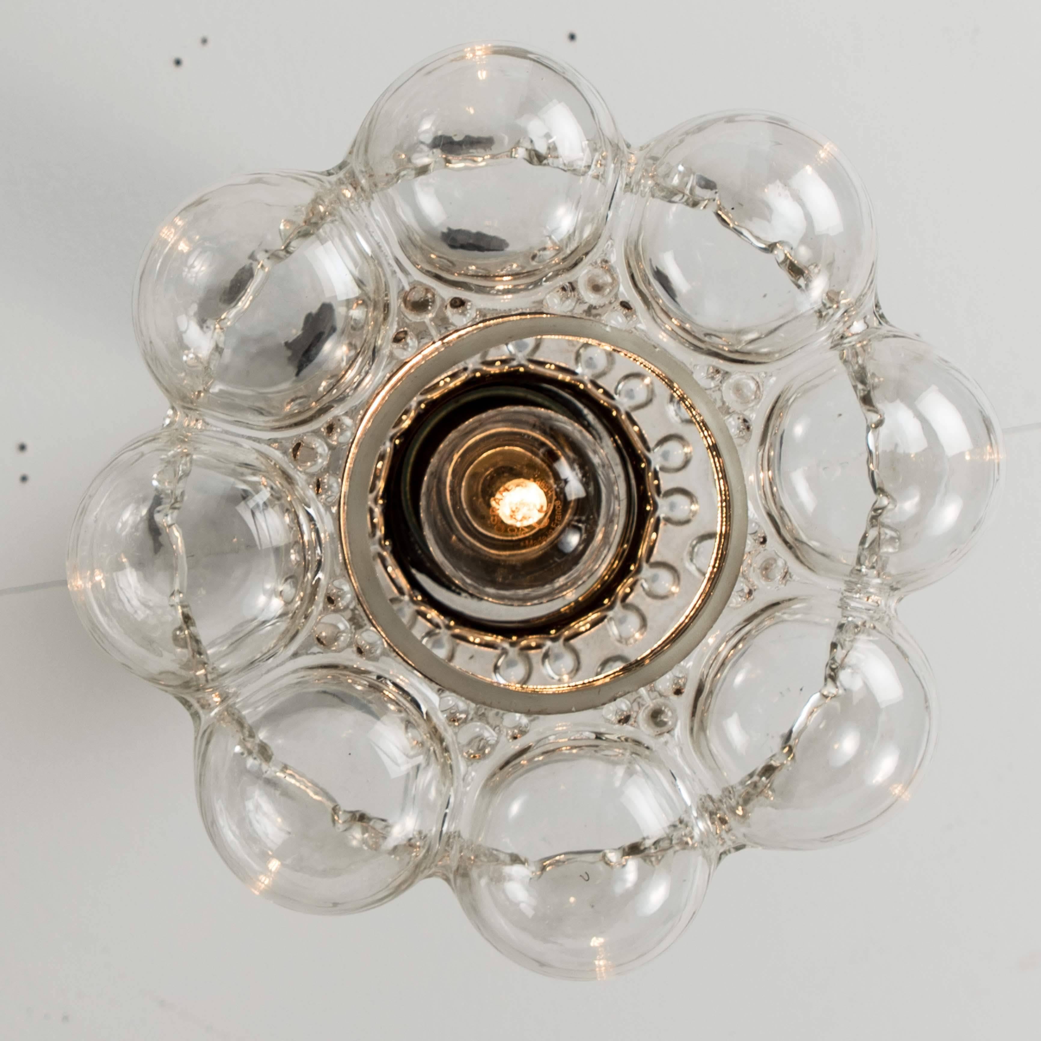 20th Century Cascade Light Fixture with Three-Pedant Lights by Helena Tynell, 1970s For Sale