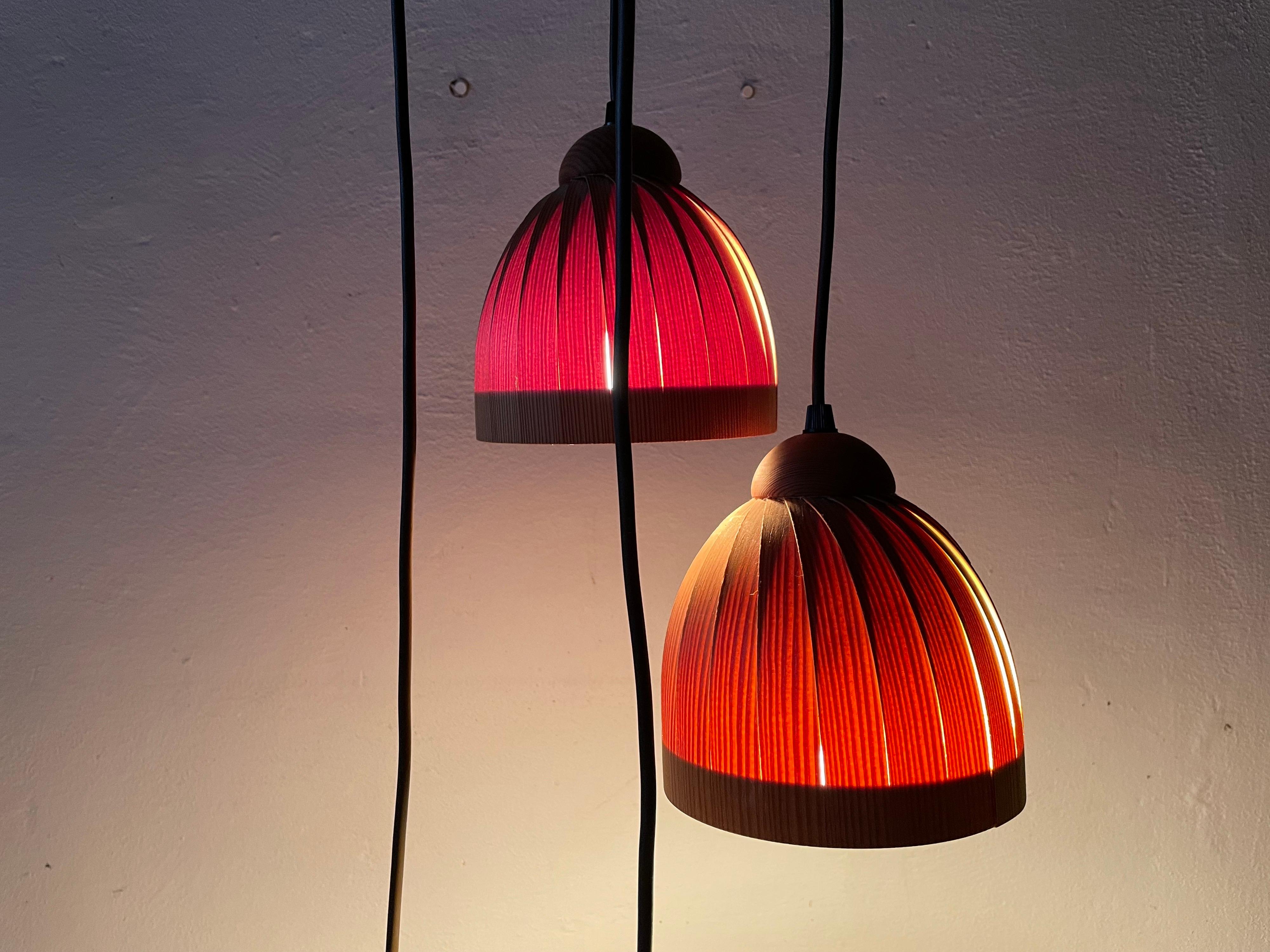 Lampada a sospensione Cascade di Hans-Agne Jakobsson per AB Ellysett Markaryd, 1960s, Swe in vendita 9