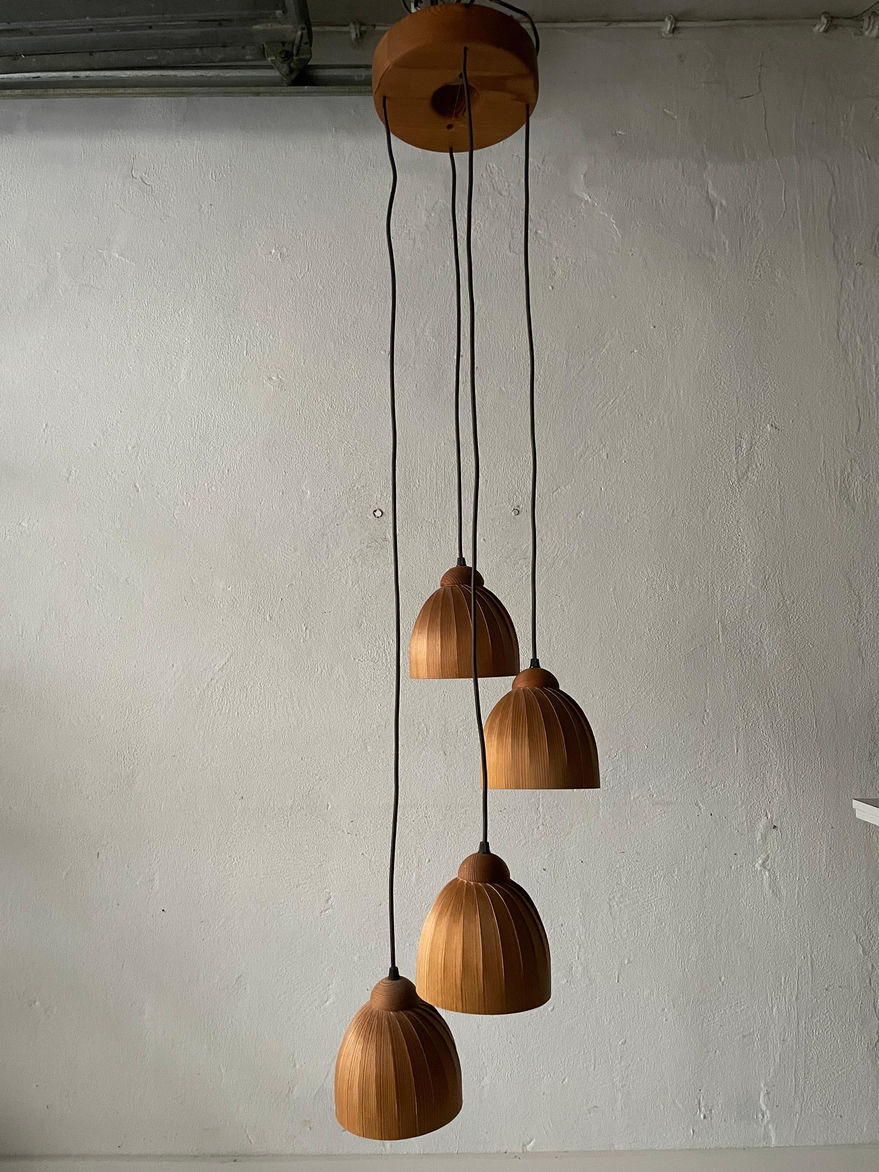 Lampada a sospensione Cascade di Hans-Agne Jakobsson per AB Ellysett Markaryd, 1960s, Swe In condizioni buone in vendita a Hagenbach, DE