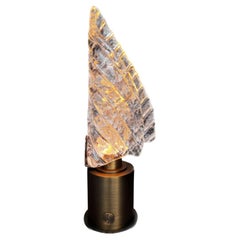 Cascade Portable Led Lamp, André Fu Living Bronze Glass New