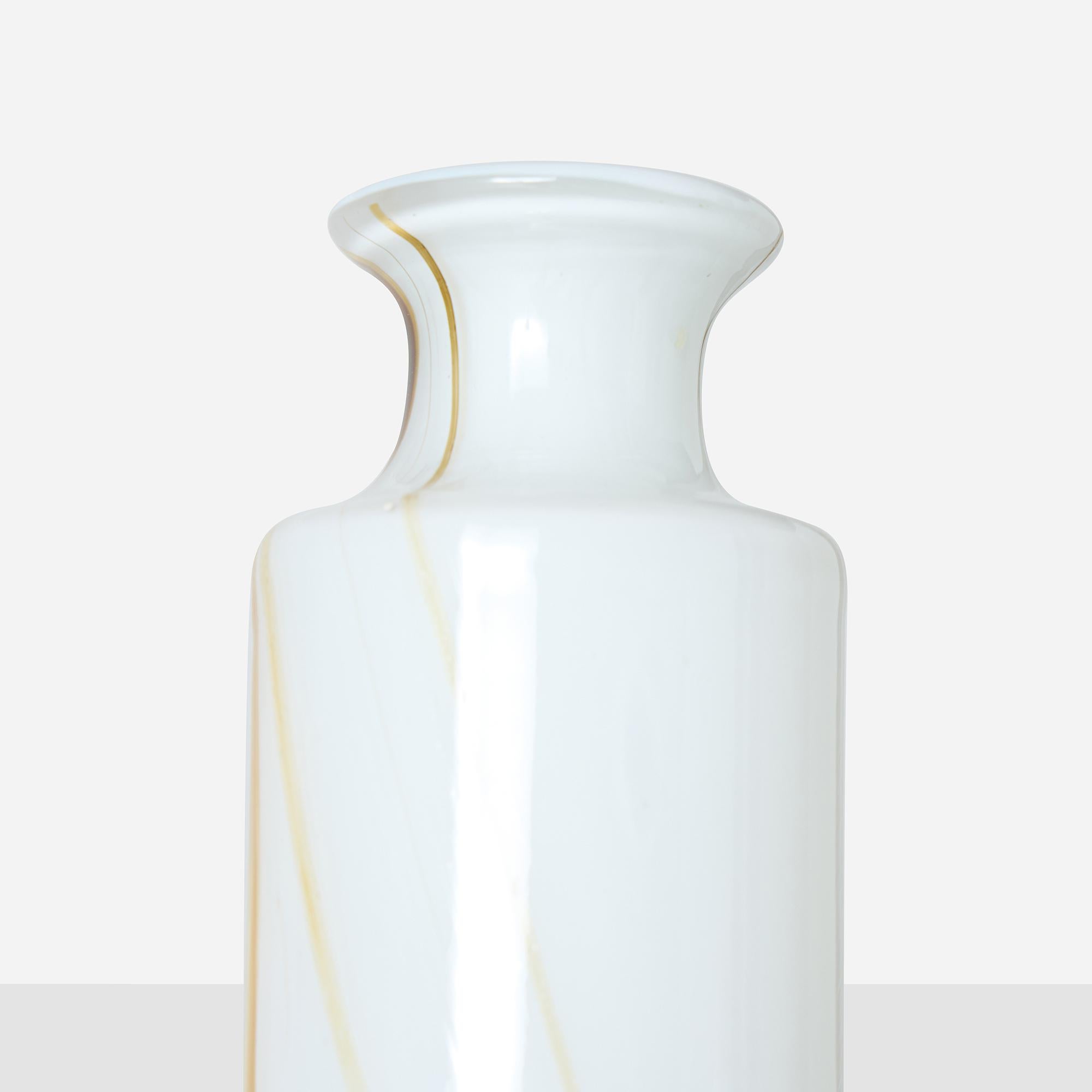 Glass Cascade Vase by Per Lütken for Holmegaard For Sale