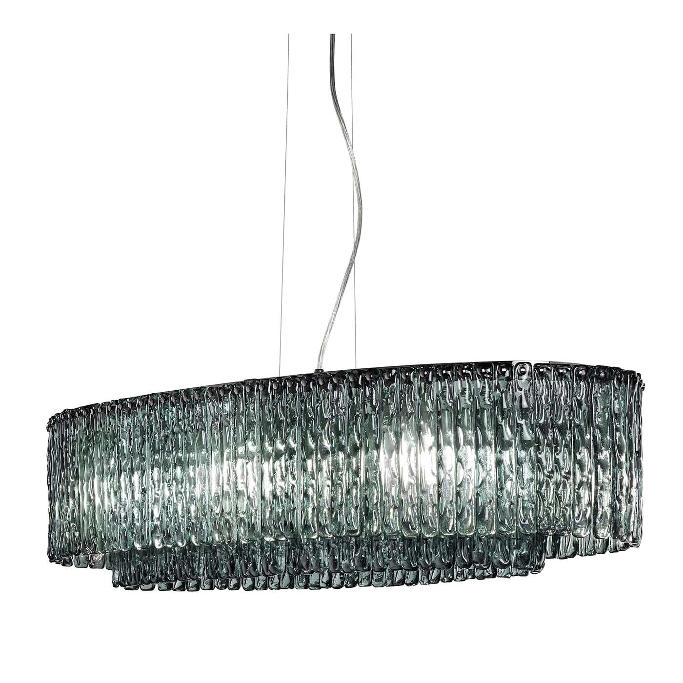 Cascade Viridian 6-Light Chandelier