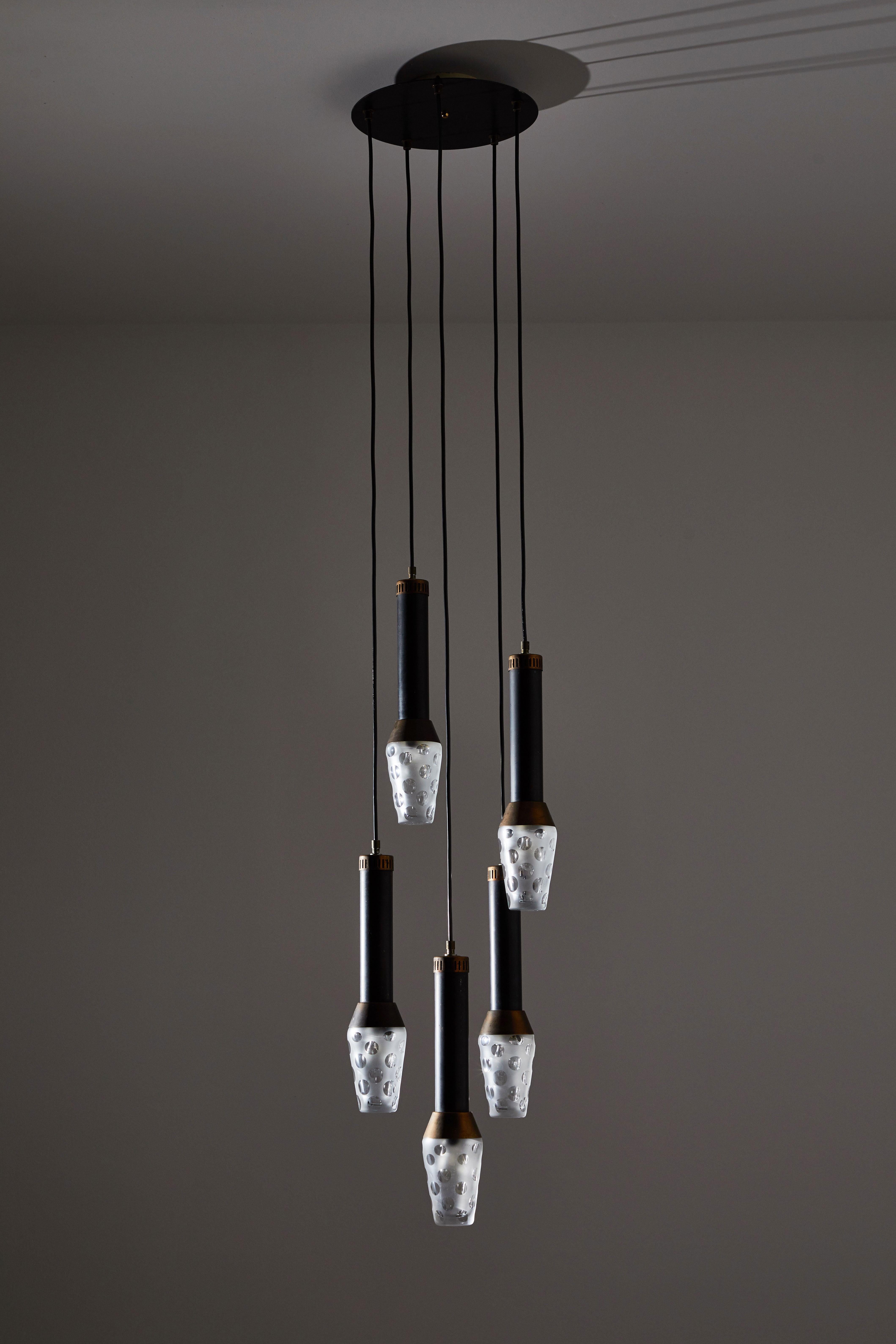 Mid-20th Century  Cascading Chandelier