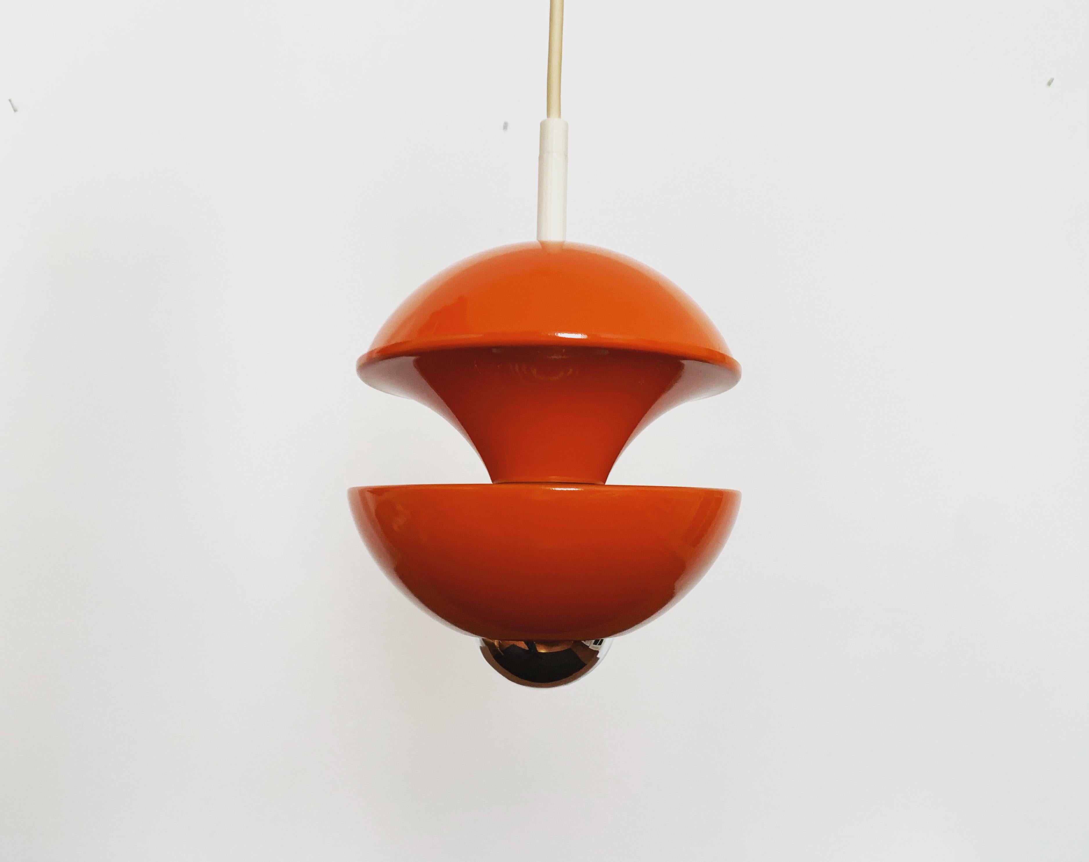 Metal Cascading Lamp by Klaus Hempel for Kaiser Leuchten For Sale