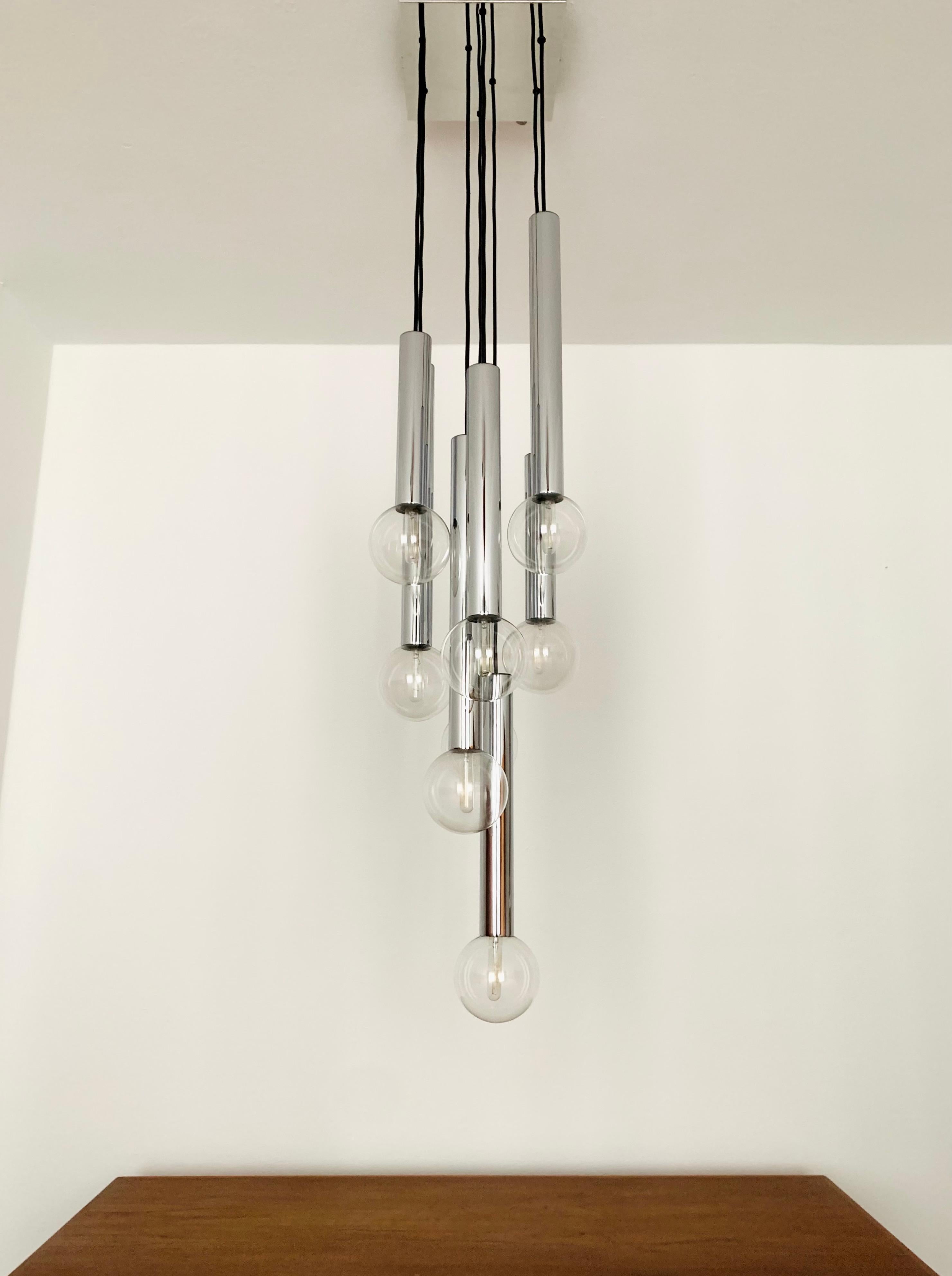 Space Age Cascading Lamp by Motoko Ishii for Staff For Sale